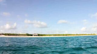 Cayo Santa Maria Cuba рыбалка на сапборде paddleboard у рифов и пляжей острова в тёплом море