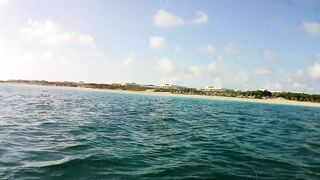 Cayo Santa Maria Cuba рыбалка на сапборде paddleboard у рифов и пляжей острова в тёплом море