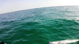 Cayo Santa Maria Cuba рыбалка на сапборде paddleboard у рифов и пляжей острова в тёплом море