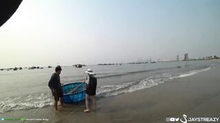 Морская рыбалка в Da Nang Vietnam глубоководный выезд в открытое море у побережья Вьетнама