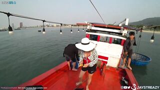Морская рыбалка в Da Nang Vietnam глубоководный выезд в открытое море у побережья Вьетнама