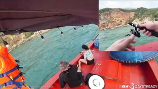 Морская рыбалка в Da Nang Vietnam глубоководный выезд в открытое море у побережья Вьетнама