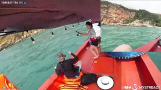 Морская рыбалка в Da Nang Vietnam глубоководный выезд в открытое море у побережья Вьетнама