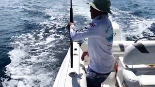 Морская рыбалка в Playas del Coco Costa Rica экстремальная охота за трофейной океанской рыбой