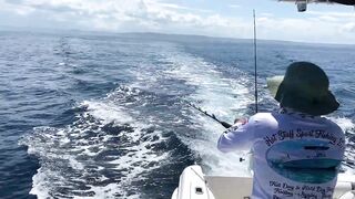 Морская рыбалка в Playas del Coco Costa Rica экстремальная охота за трофейной океанской рыбой