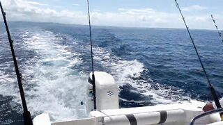 Морская рыбалка в Playas del Coco Costa Rica экстремальная охота за трофейной океанской рыбой