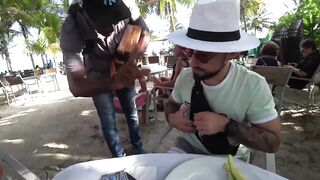 Boca Chica Доминикана прогулка по Санто Доминго пляжи музыка и вечер у моря