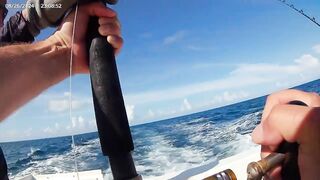 Морская рыбалка на Varadero Куба deep sea выход в океан и борьба с крупной рыбой