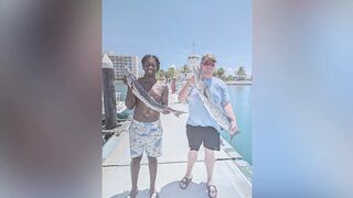 Морская рыбалка на Varadero Куба deep sea выход в океан и борьба с крупной рыбой