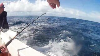 Морская рыбалка на Varadero Куба deep sea выход в океан и борьба с крупной рыбой