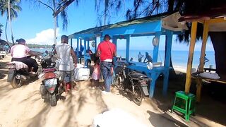 Новое место Las Terrenas пробую ловить но в итоге покупаю рыбу у местных рыбаков