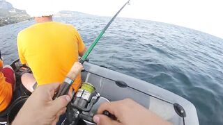 Симеиз рыбалка - береговые забросы под скалами и поиск точек на Чёрном море