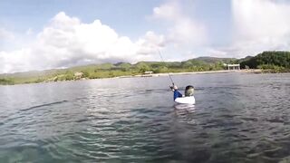 Sogod Cebu быстрая рыбалка на воблеры пока обкатываем скутер брата