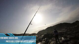 Морская рыбалка в Salalah Oman Gingiri береговой прибой и клев на Индийском океане