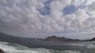 Морская рыбалка в Salalah Oman Gingiri береговой прибой и клев на Индийском океане