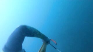 Подводная охота Ancon Lima Peru Playa Santa Rosa с братьями и трофейной рыбой