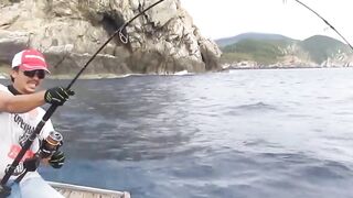 Fishing Bigfish Cu Lao Cham Island Da Nang Viet Nam день морской рыбалки с крупной рыбой у острова