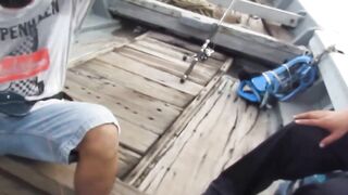 Fishing Bigfish Cu Lao Cham Island Da Nang Viet Nam день морской рыбалки с крупной рыбой у острова