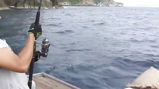 Fishing Bigfish Cu Lao Cham Island Da Nang Viet Nam день морской рыбалки с крупной рыбой у острова