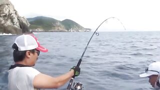Fishing Bigfish Cu Lao Cham Island Da Nang Viet Nam день морской рыбалки с крупной рыбой у острова