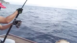 Fishing Bigfish Cu Lao Cham Island Da Nang Viet Nam день морской рыбалки с крупной рыбой у острова