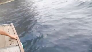 Fishing Bigfish Cu Lao Cham Island Da Nang Viet Nam день морской рыбалки с крупной рыбой у острова