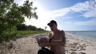 Куба 2020: морская рыбалка на Cayo Coco береговая ловля день второй на открытом ветру