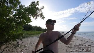 Куба 2020: морская рыбалка на Cayo Coco береговая ловля день второй на открытом ветру