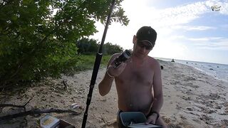 Куба 2020: морская рыбалка на Cayo Coco береговая ловля день второй на открытом ветру