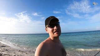 Куба 2020: морская рыбалка на Cayo Coco береговая ловля день второй на открытом ветру
