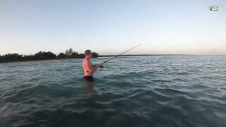Куба 2020: морская рыбалка на Cayo Coco береговая ловля день второй на открытом ветру