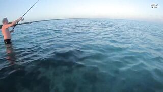 Куба 2020: морская рыбалка на Cayo Coco береговая ловля день второй на открытом ветру