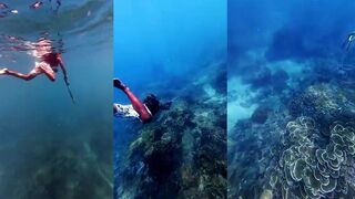 Подводная рыбалка и охота за креветкой в Sanya король моря и хороший улов после насыщенного дайвинга