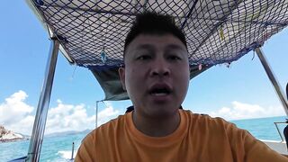 Каково это морская рыбалка в Sanya первые выезды на лодке в Южно Китайском море и живые эмоции рыбака