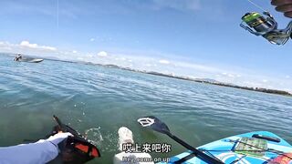 На берегу Sanya поймал рыбу фугу первая осторожная рыбалка на море и много эмоций от необычного улова