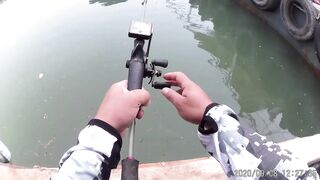 Морская рыбалка в Санья Хайнань: редкие морские рыбы циньи зебра и большой барабан в одном улове