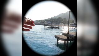 Beldibi Antalya неспешная рыбалка с берега формат POV и расслабляющий шум Средиземного моря