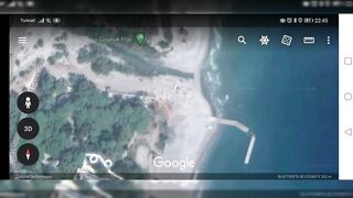 Antalya точки для рыбалки между Beldibi и Göynük поиск уловистых мест на скалистом побережье