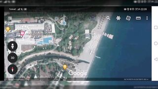 Antalya точки для рыбалки между Beldibi и Göynük поиск уловистых мест на скалистом побережье