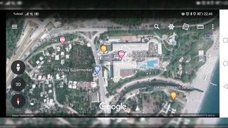 Antalya точки для рыбалки между Beldibi и Göynük поиск уловистых мест на скалистом побережье