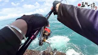 三仙黑礁坪: глубокие бровки и мощное течение как лёгкой снастью вытащить гигантов сезона 黒毛