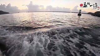 三仙黑礁坪: глубокие бровки и мощное течение как лёгкой снастью вытащить гигантов сезона 黒毛