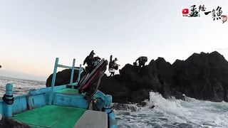 三仙黑礁坪: глубокие бровки и мощное течение как лёгкой снастью вытащить гигантов сезона 黒毛