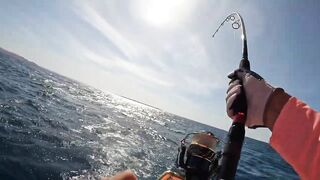 GT popping в Хургаде мощные поклевки и морская рыбалка на гигантского тревалли в Красном море