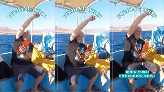 Fishing trip in Hurghada морская рыбалка в Хургаде катер рифы и первый опыт ловли в Красном море