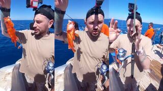 Рыбалка в Египте короткий морской выезд окунь волна и весенний клев в Красном море