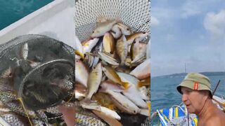 Рыбалка на острове Фукуок берег лодка и поиск рабочих точек вокруг популярного вьетнамского курорта