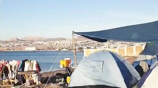 Рыбалка в Эйлате Израиль короткое видео о Красном море и клеве на берегу