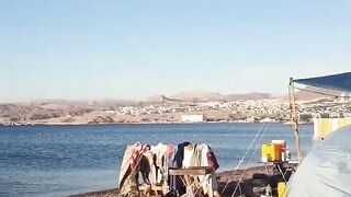 Рыбалка в Эйлате Израиль короткое видео о Красном море и клеве на берегу