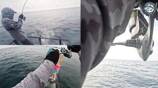 Рекордный дубль GT морская рыбалка у Khao Lak Таиланд два гиганта одновременно на легкие катушки